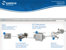 Tablet Screenshot of ehrfeld-shop.biz